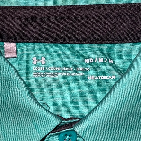 Men’s Under Armour “The Northern Trust” Golf Polo Size Medium - Picture 5 of 6